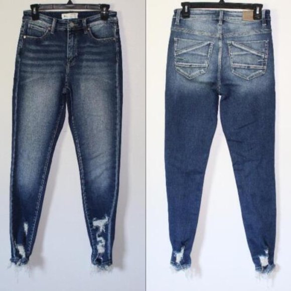 BKE The Buckle Parker High Rise Skinny Jeans Distressed Women's Size 27 H13521 - Picture 11 of 12